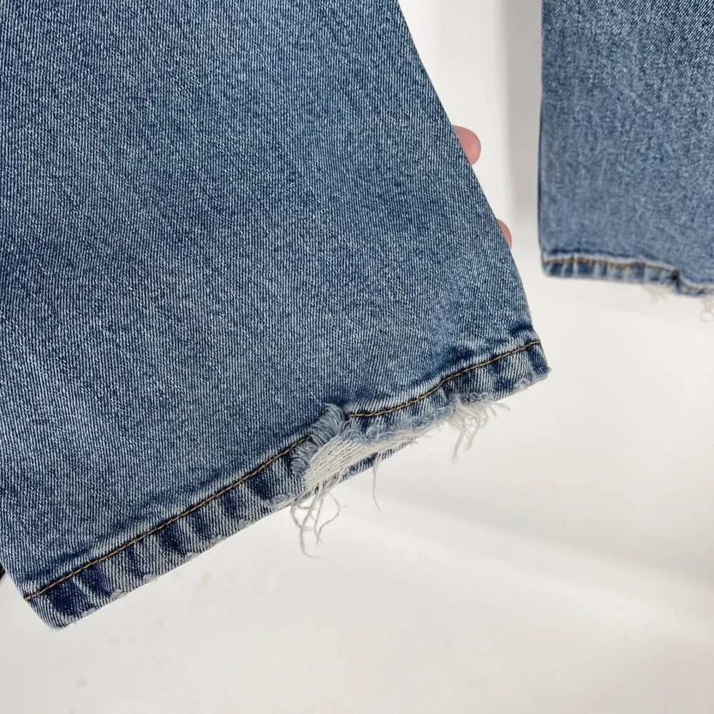 Levi's 505‎ Regular Fit Jeans Mens W34 L32 Light Wash Denim Pants